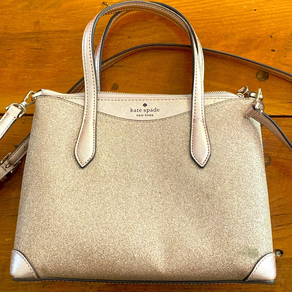 Kate spade sparkle shoulder bag.
